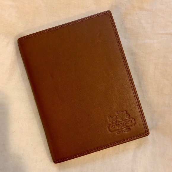 Coach Leather Notebook Journal